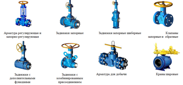 Основные типы запорной арматуры и их применение