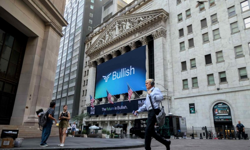 Bullish обошла Coinbase и стала третьей по объему спотовых торгов криптобиржей