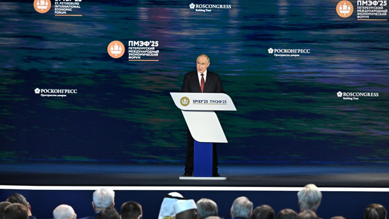 Путин: Глобальный Юг может повлиять на решение конфликта на Ближнем Востоке